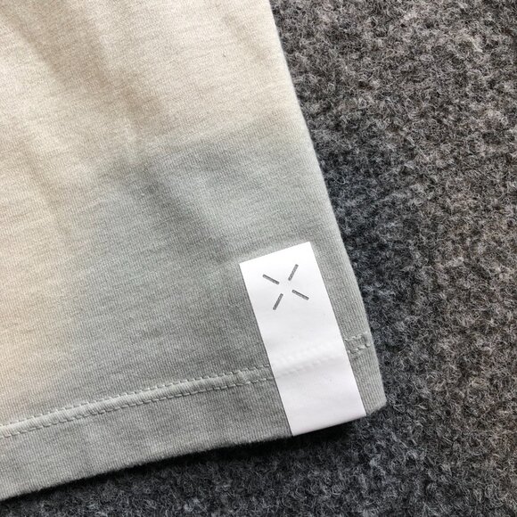 Ten Thousand Durable Shirt Men Small Light Gray Short Sleeve Performance Workout - Picture 7 of 8